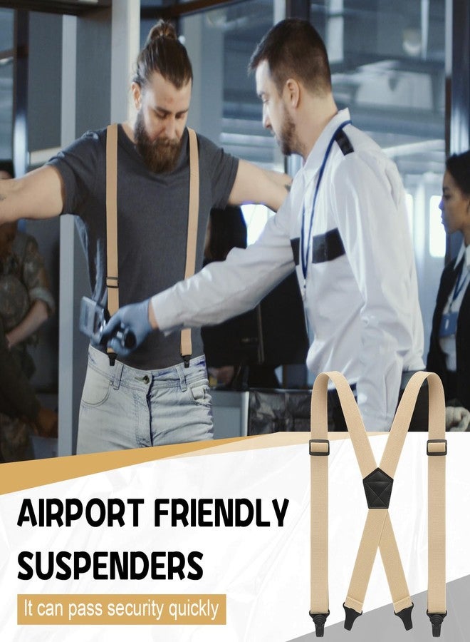 جانميرسي حمالات جانميرسي إكس الخلفية المخفية شديدة التحمل، مناسبة للعمل في المطارات، حمالات داخلية للرجال والنساء (بيج) - Image 2